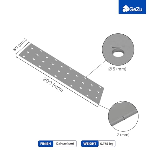 Perforated wood connector plate