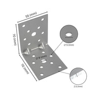 Angle bracket with rib