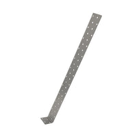 Flat steel anchor for concrete