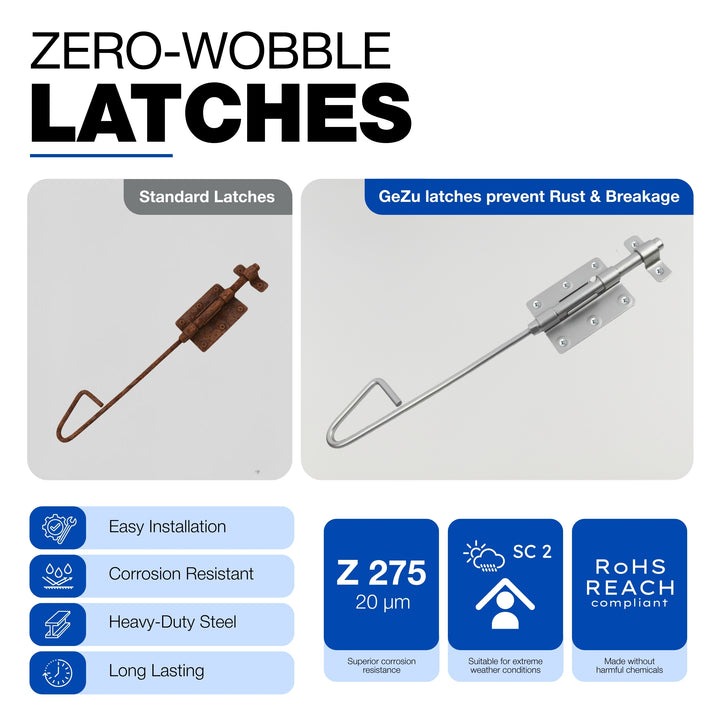 Slide bolt latch