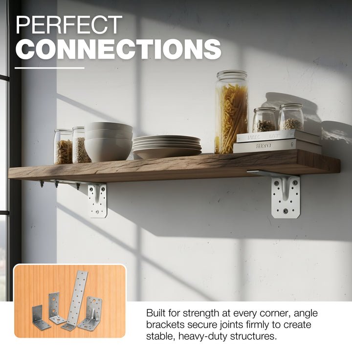 Flat steel anchor for concrete