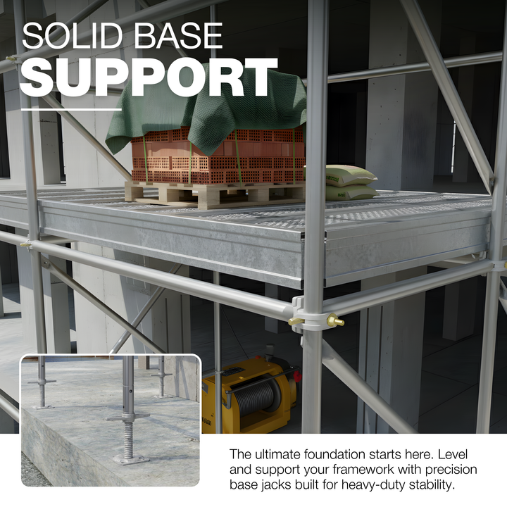 Adjustable Scaffold Base Screw Jack