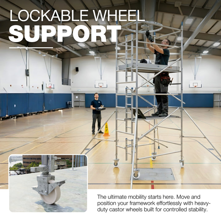 Adjustable Scaffolding Caster Wheel With Brake