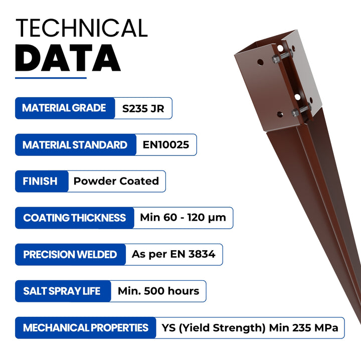 Swift Clamp Drive In Fence Post Spike Support