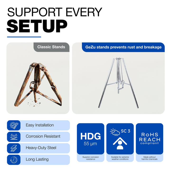Adjustable Steel Prop Tripod
