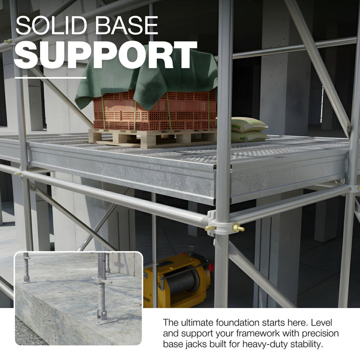 Adjustable Scaffold Swivel Base Screw Jack