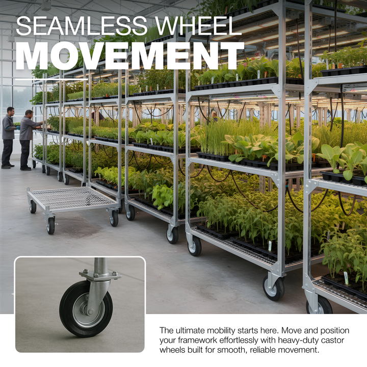 Solid Rubber Castor Wheels