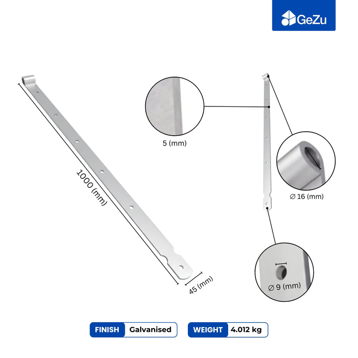 Gate band hinge