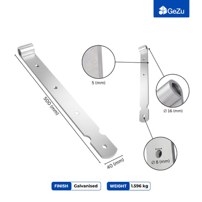 Gate band hinge