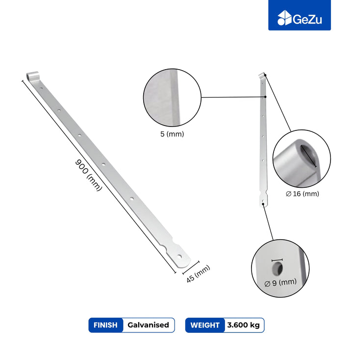 Gate band hinge