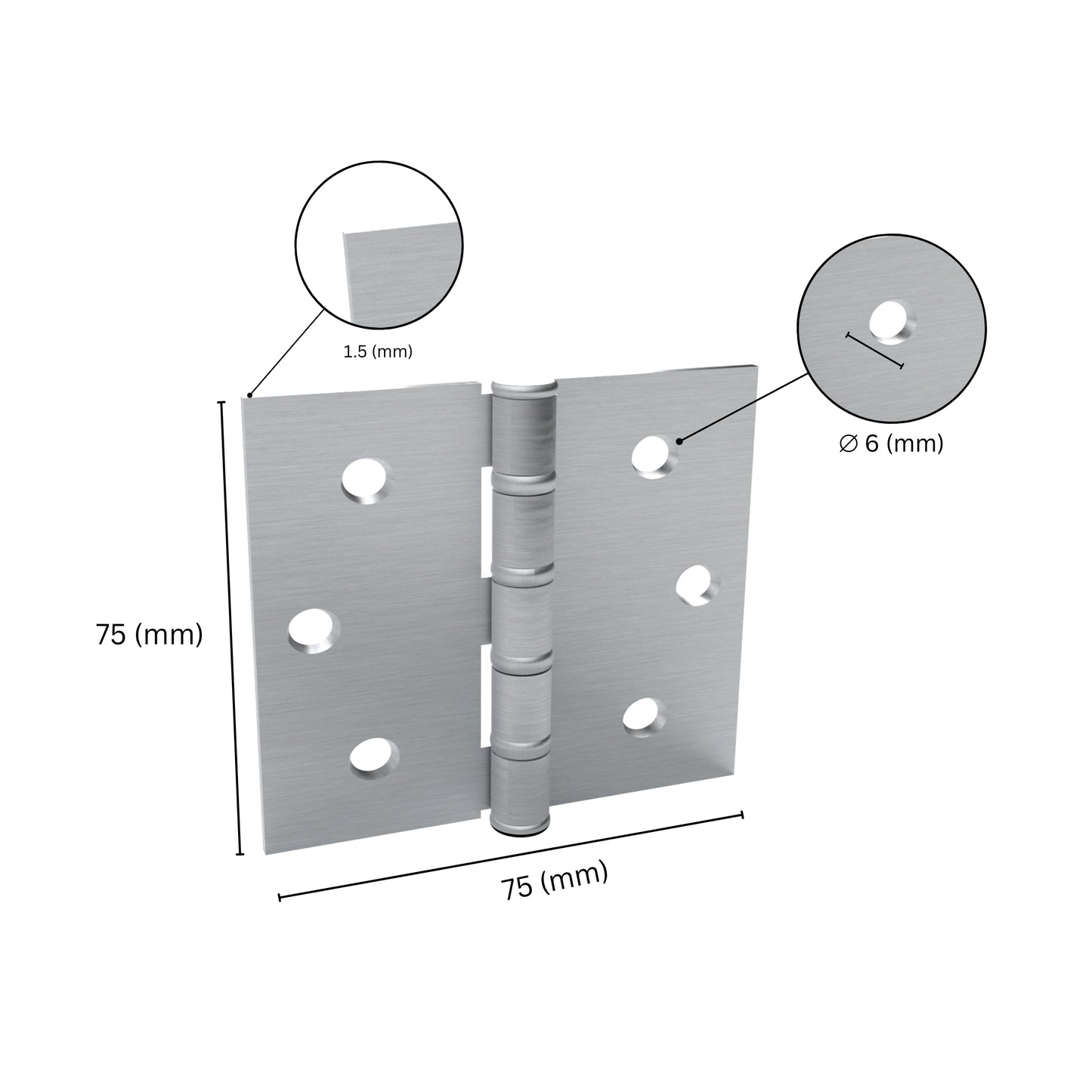 Butt hinge