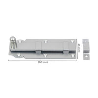 Flat door bolt