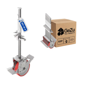 Caster wheel - 38 x 500 mm, 150 x 50 mm, 600 kg - Gezu Impex