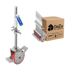 Caster wheel - 38 x 500 mm, 150 x 50 mm, 600 kg - Gezu Impex