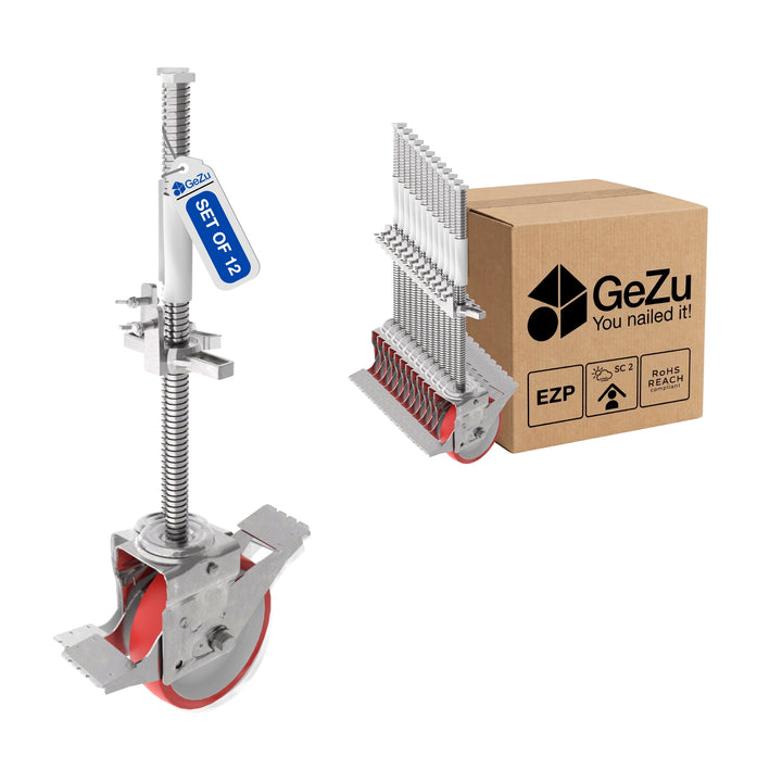 Caster wheel - 38 x 500 mm, 150 x 50 mm, 600 kg - Gezu Impex