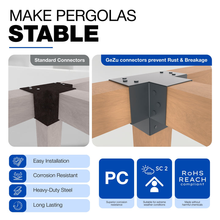 Pergola Bracket | Post Connectors X
