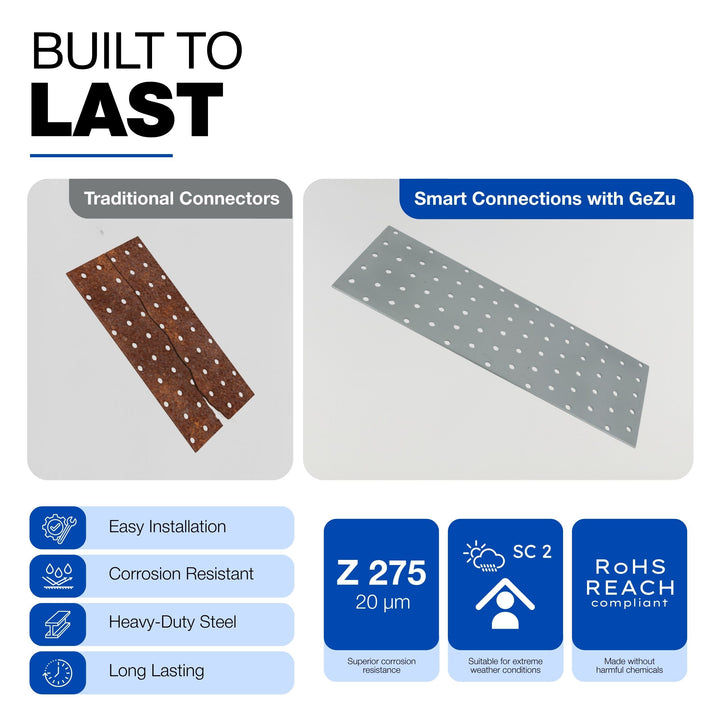 Perforated wood connector plate