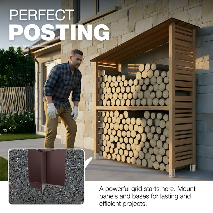 Swift Clamp Concrete In Post Support | Metpost