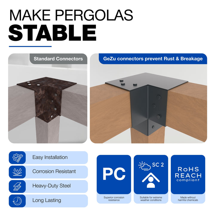 Pergola Bracket | Post Connectors Y
