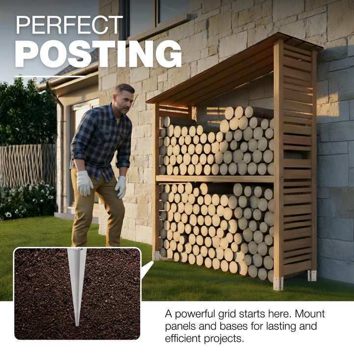 Swift Clamp Drive In Fence Post Spike Support