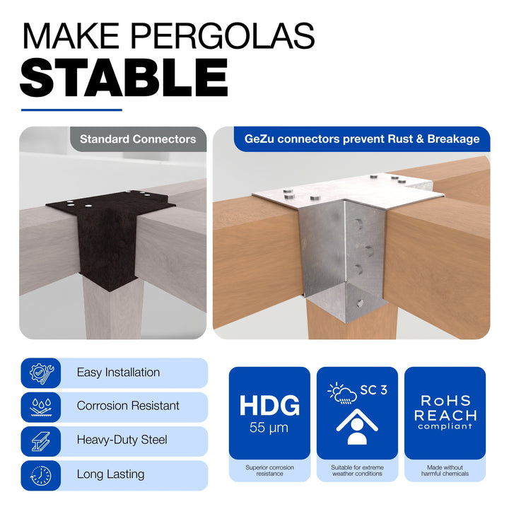 Pergola Bracket | Post Connectors X