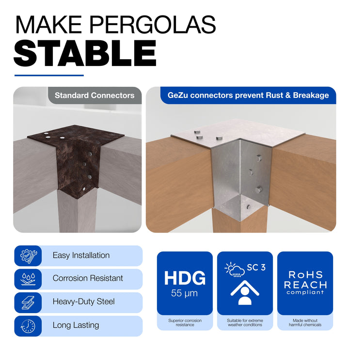 Pergola Bracket | Post Connectors Y