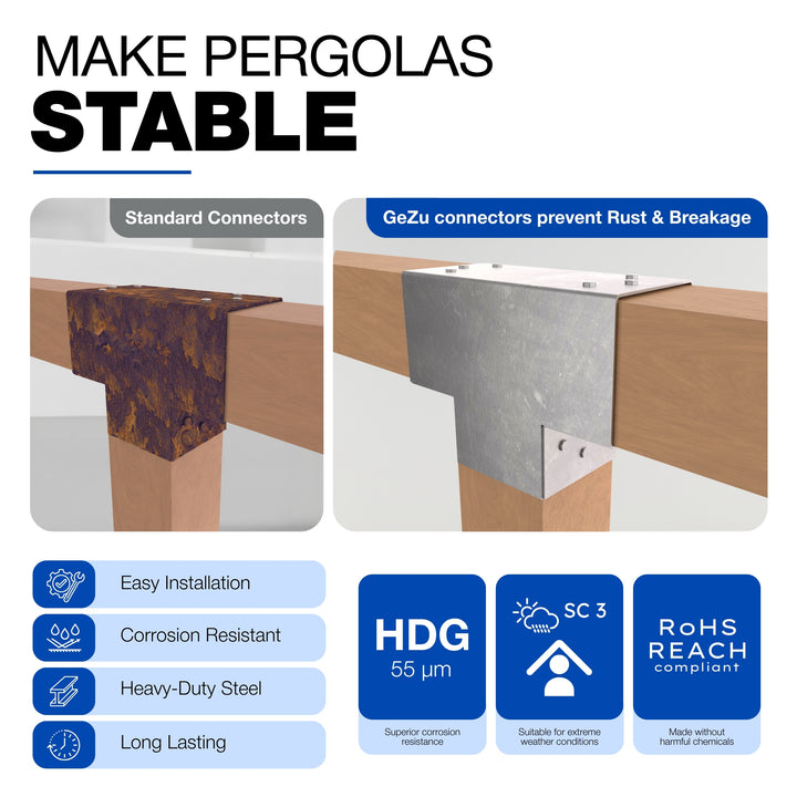 Pergola Bracket | Post Connectors T