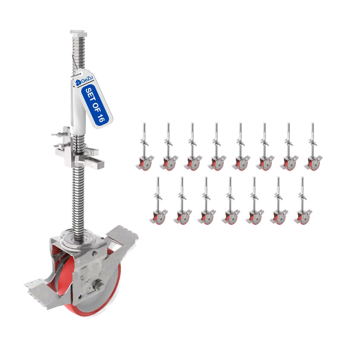 Adjustable Scaffolding Caster Wheel With Brake Bundle