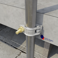 Scaffolding coupler tube clamp with Bolt
