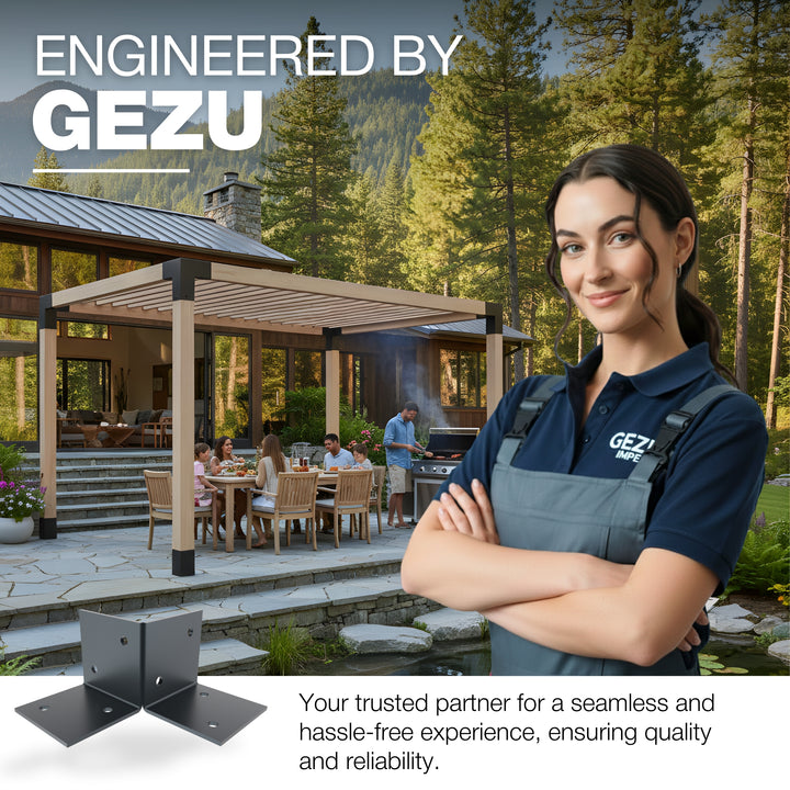 Floor Pergola Bracket | Post Connectors