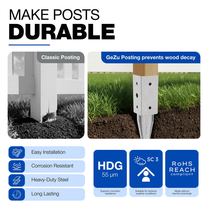 Ground Screw Post Anchor