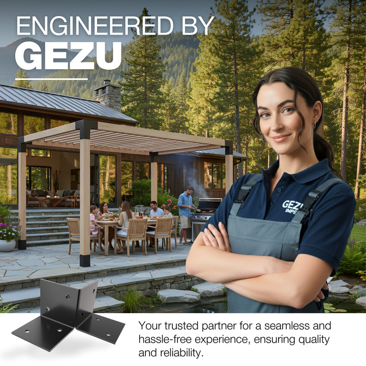 Floor Pergola Bracket | Post Connectors
