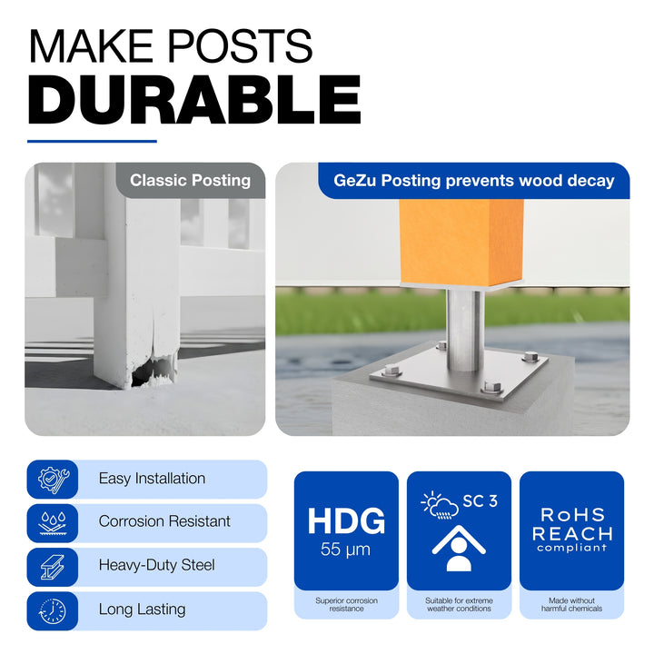 Post base for Dowelling