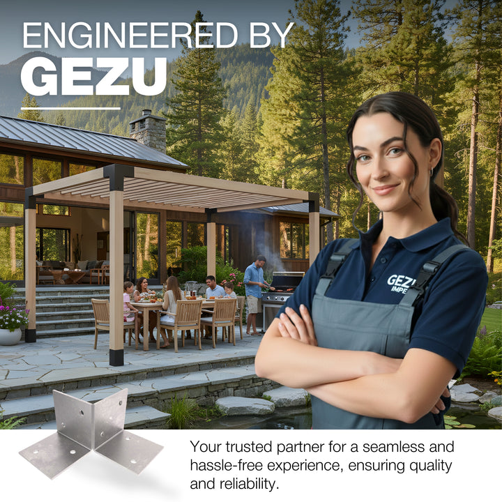 Floor Pergola Bracket | Post Connectors