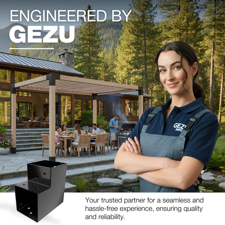 2-Way Post Connector L Shape | Pergola Corner Bracket