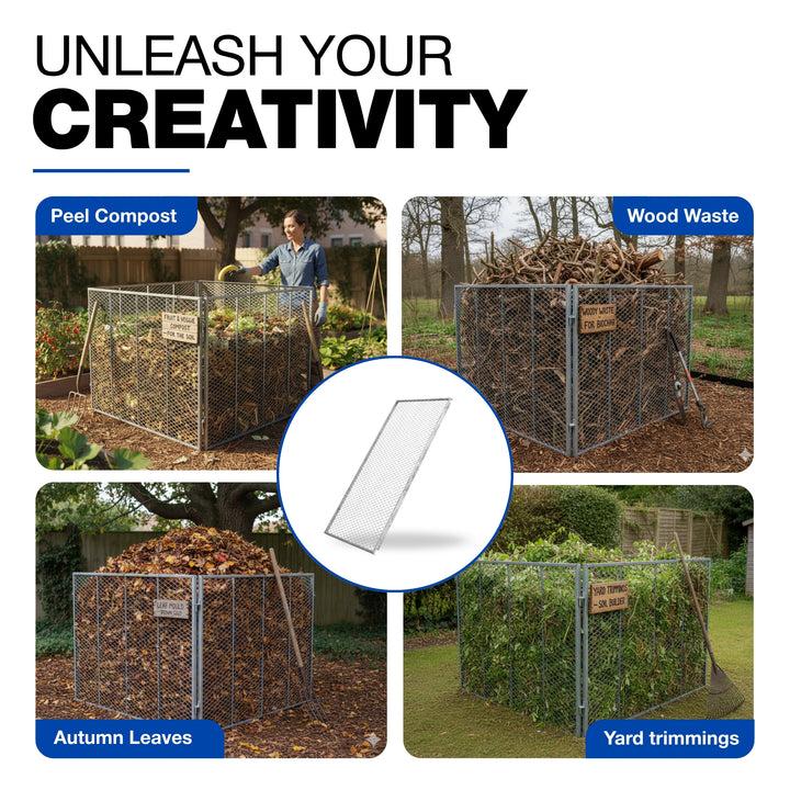Square mesh composter