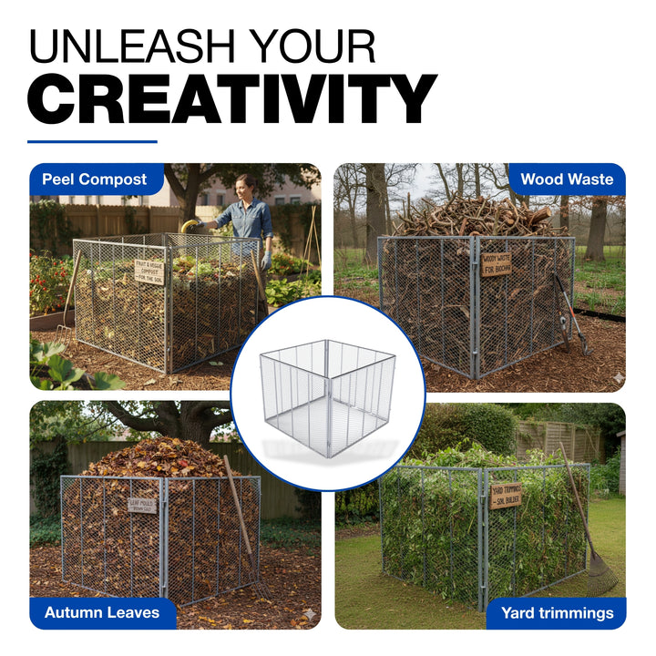 Square mesh composter
