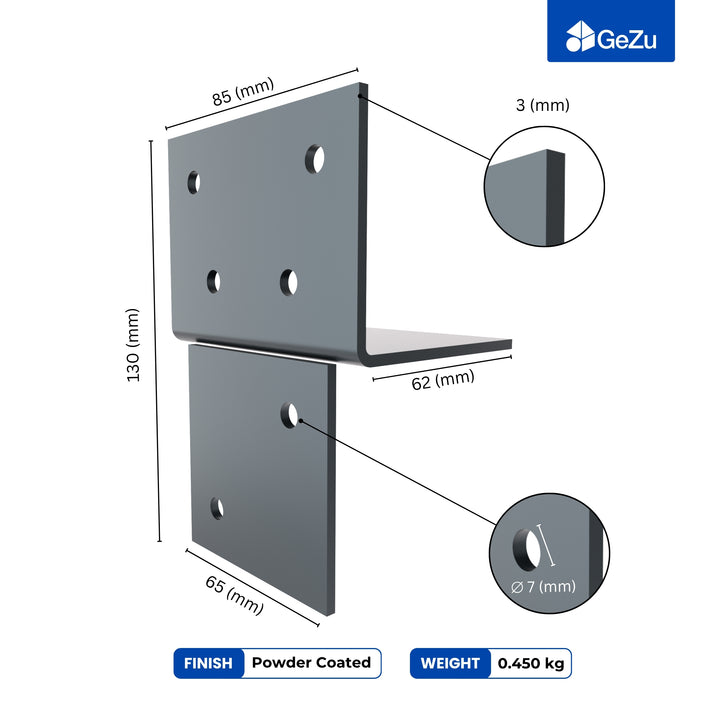 T-Piece Pergola Bracket | Post Connectors
