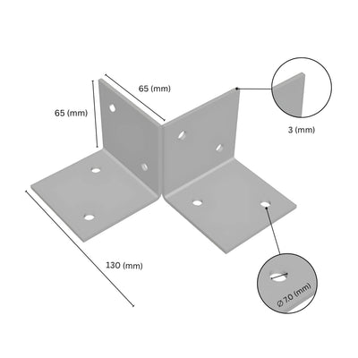 Floor Pergola Bracket | Post Connectors