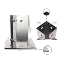Swift Clamp Bolt Down Post Support