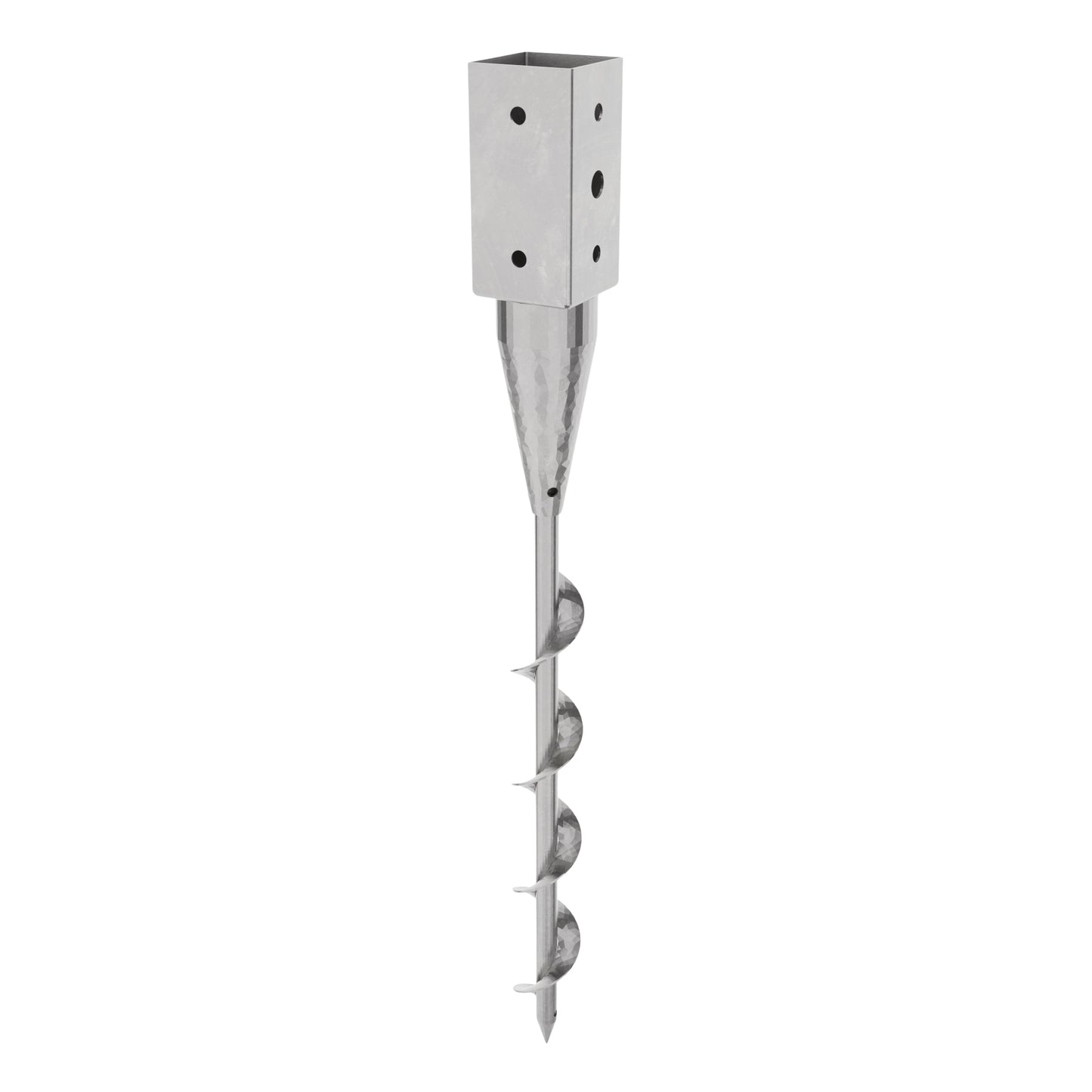Ground screw post anchor