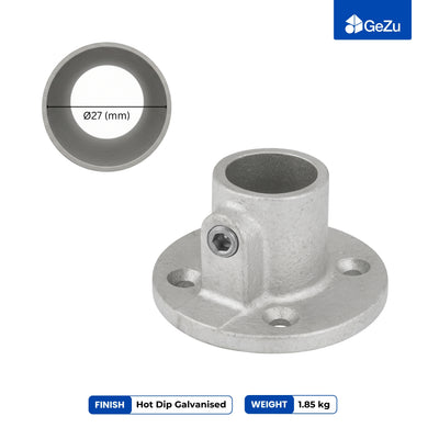 Wall Plate Tube Clamp