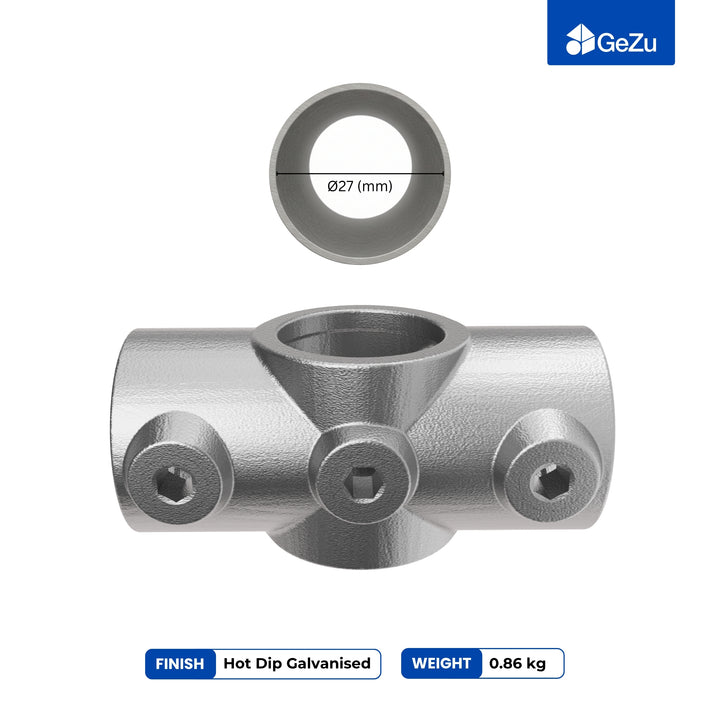 2 Socket Cross Tube Clamp