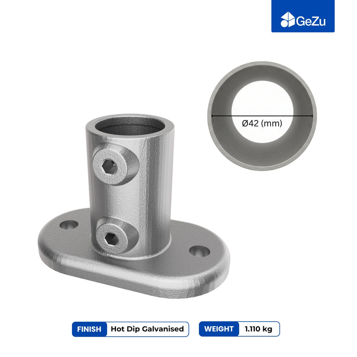 Base Plate Tube Clamp