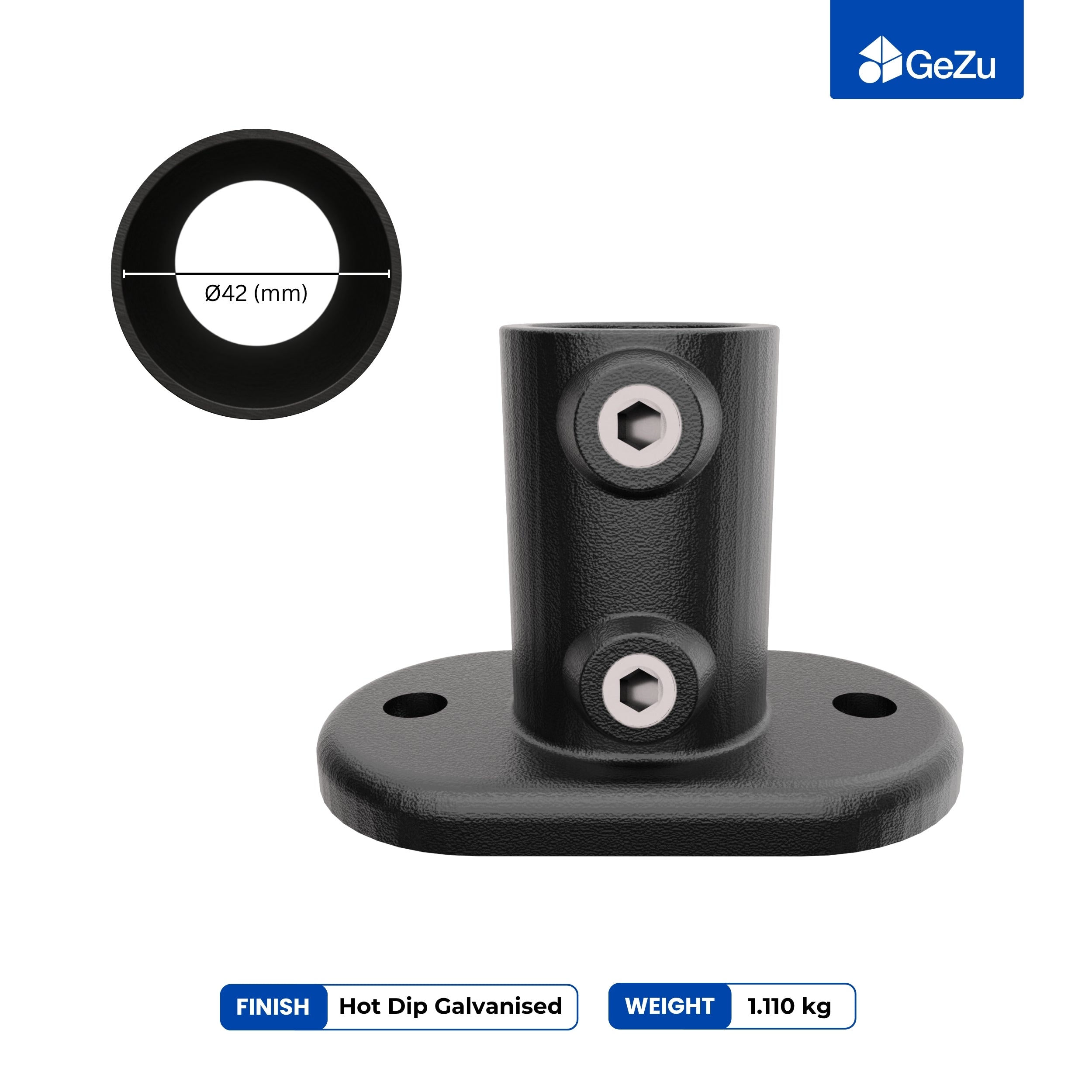 Base Plate Tube Clamp