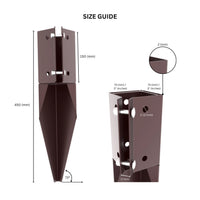 Swift Clamp Repair Spur 75x75mm Powder Coated