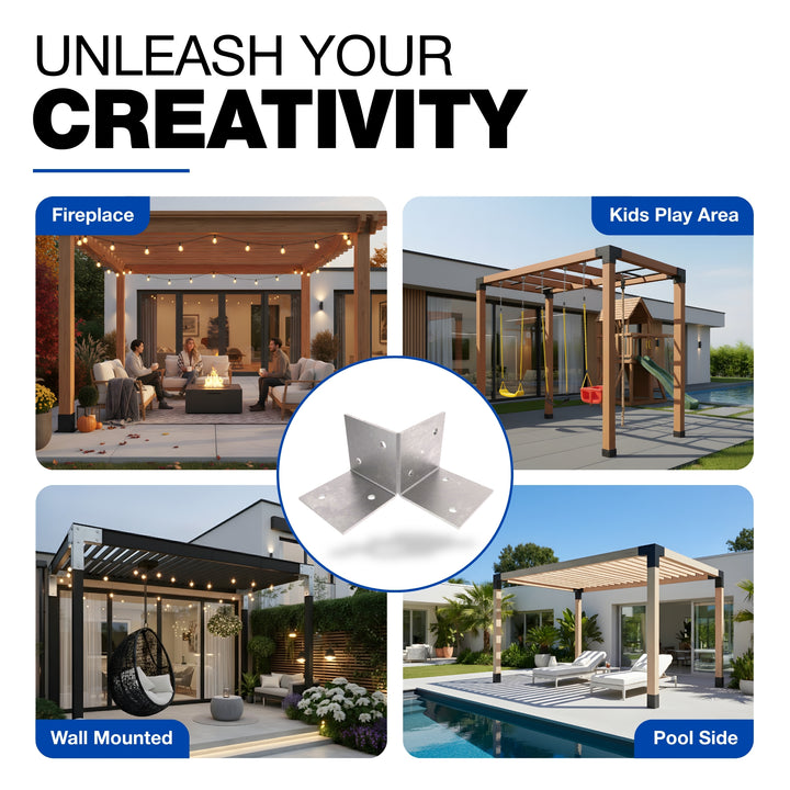 Floor Pergola Bracket | Post Connectors