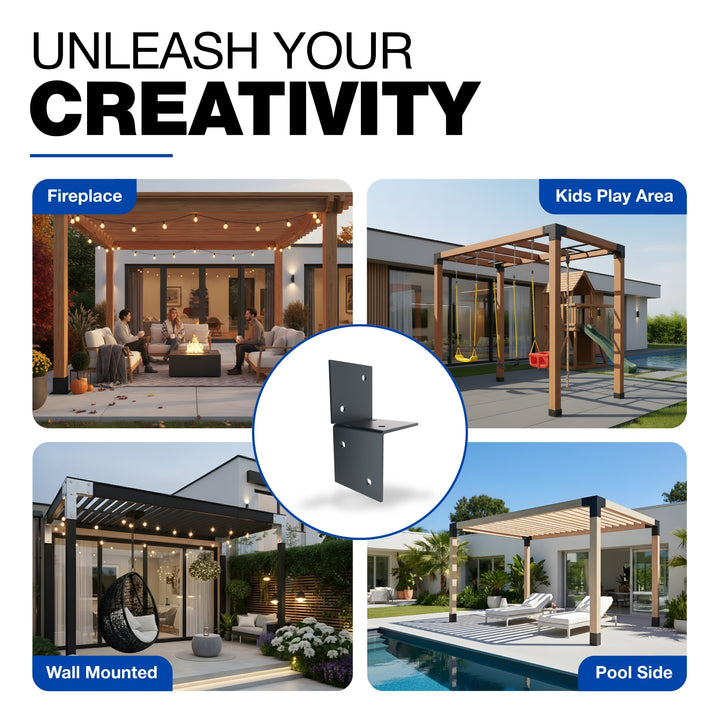 Wall Pergola Bracket | Post Connectors