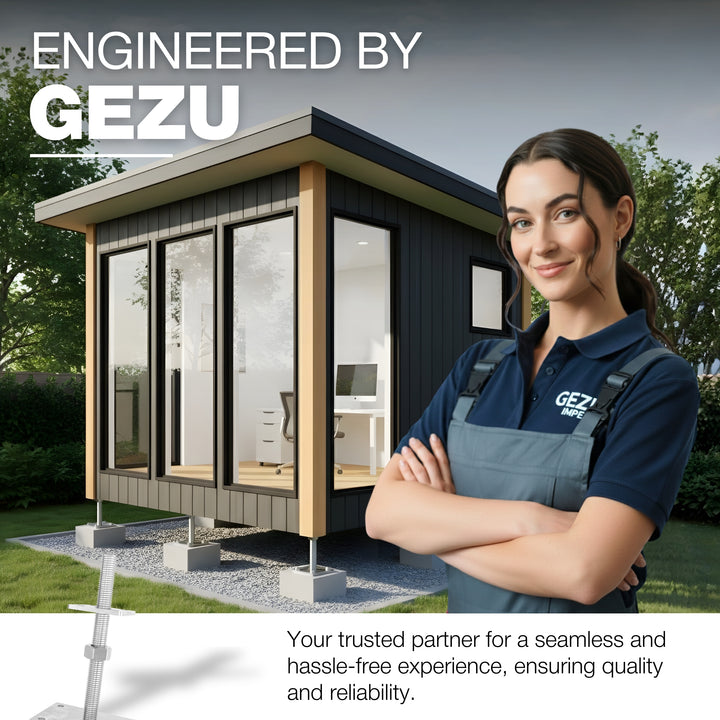 Height Adjustable Bolt Down Post Support | Post Base