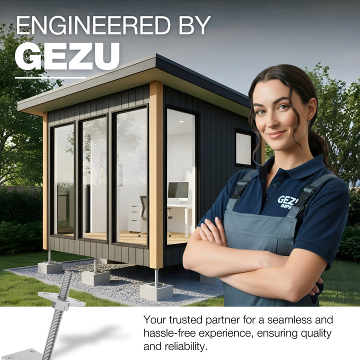 Height Adjustable Bolt Down Post Support | Post Base